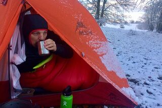 OD 2017 Zelten im Schnee Wintercamping Schwäbische Alb