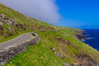OD 2018 Irland Roadtrip Grüne Insel Nordeuropa Straße Auto Wiese Meer Klippen