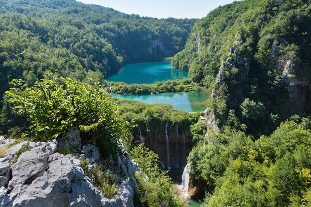 OD 2018 Kroatien Nationalpark Plitvicer Seen Sommer Südeuropa Urlaub Reise