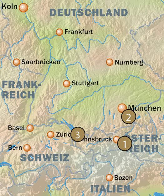 OD Berghütten Karte