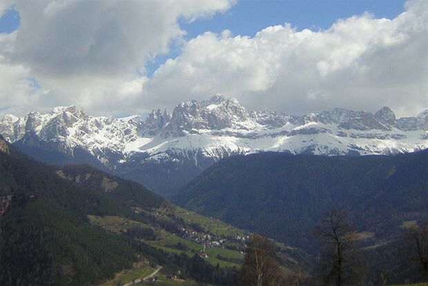 OD Dolomiten Rosengartengruppe Berge Bergtouren Klettersteig Skitour