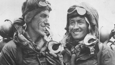 OD Legenden Bergsteiger Sherpa Tenzing Norgay Edmund Hillary Mount Everest
