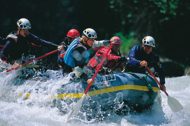 OD Rafting Paddeln Sommer Wasser Tirol