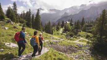 Österreich Vorarlberg Montafon Gauertaler Alpkultur Wandern Rätikon