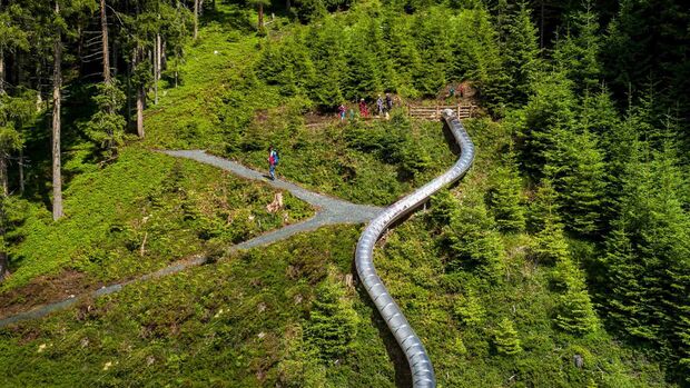 Panorama- und Rutschenwanderweg, Wildkogel Arena, Neukirchen Bramberg, Salzburger Land, Österreich