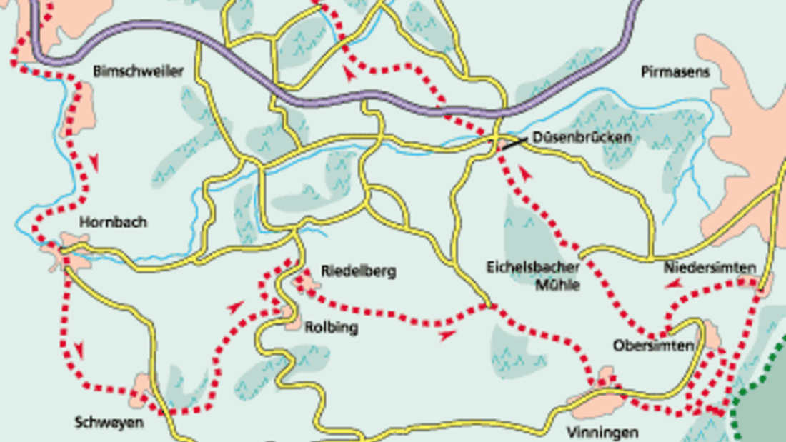Pfalz Tour 3 Karte