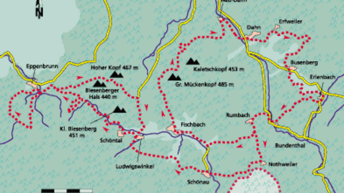 Pfalz Tour 5 Karte