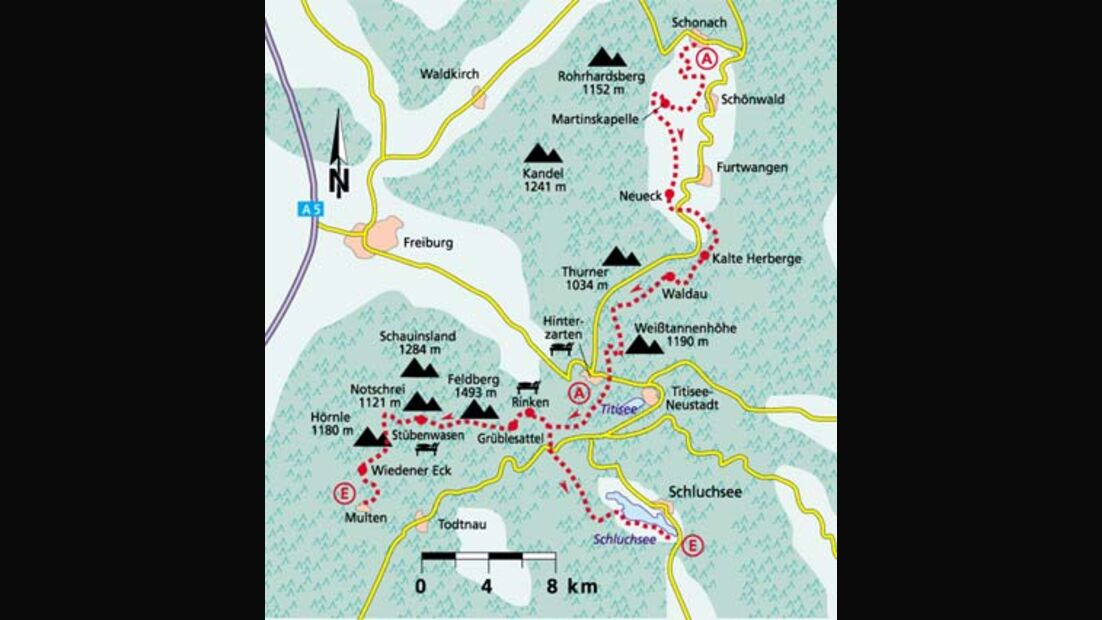 Schwarzwald Tour 3 Karte