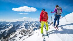 Skitour in den Alpen 