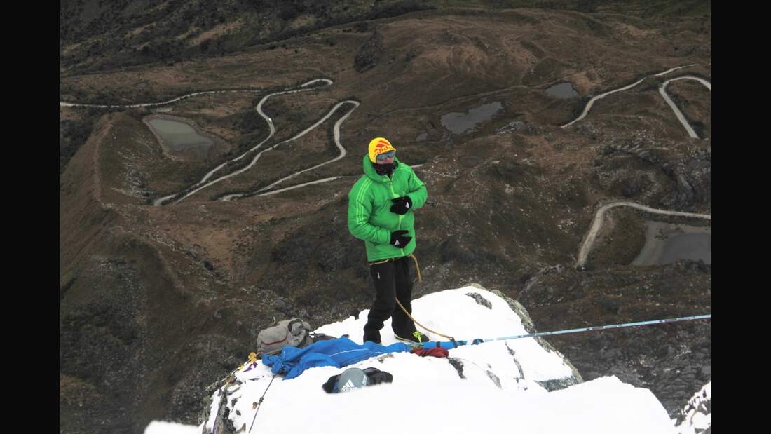 Slackline-Höhenweltrekord in Peru 10