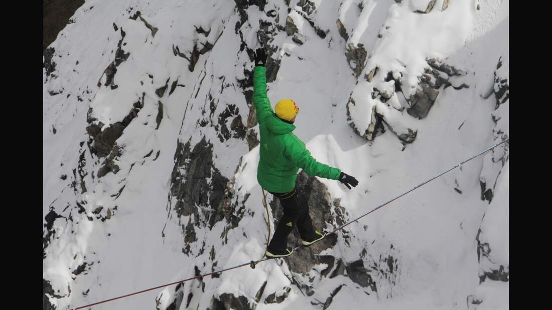 Slackline-Höhenweltrekord in Peru 11