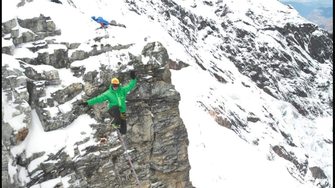 Slackline-Höhenweltrekord in Peru 13