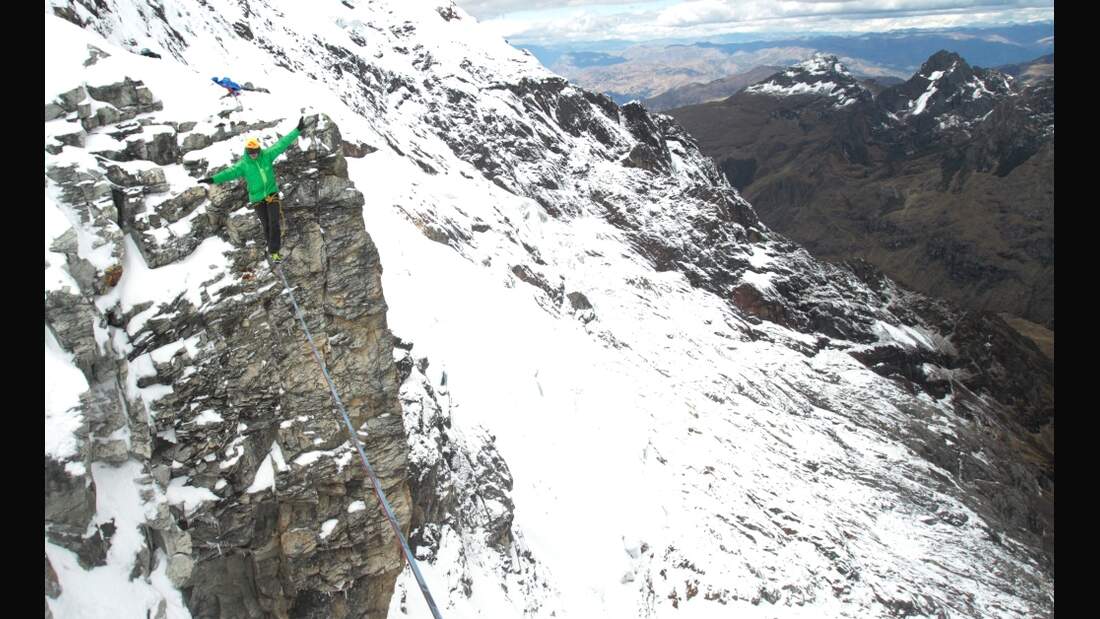 Slackline-Höhenweltrekord in Peru 14