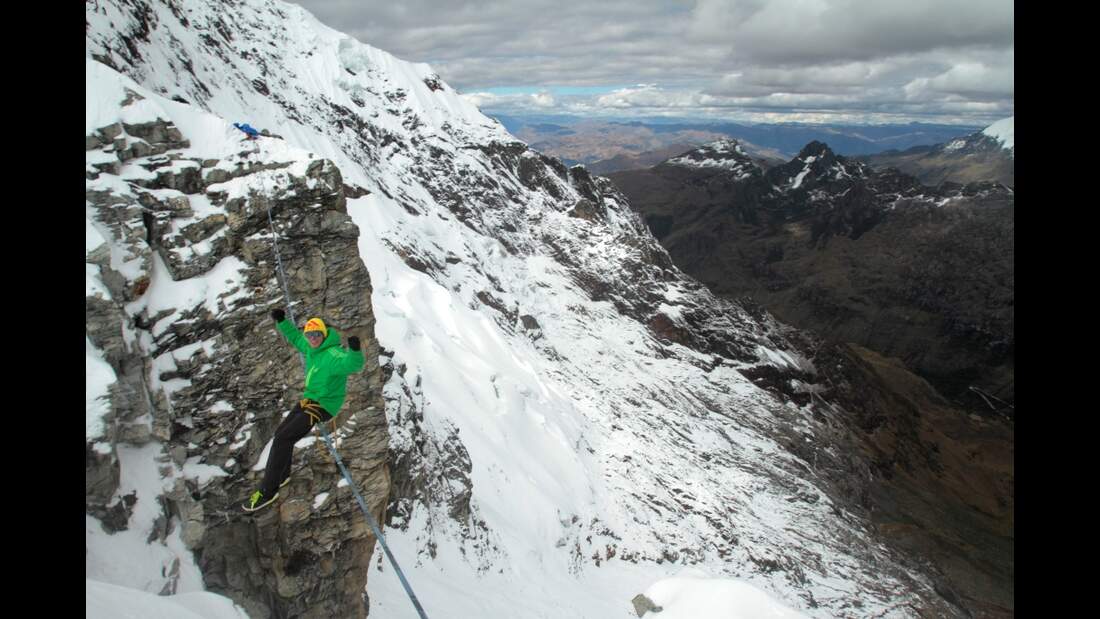 Slackline-Höhenweltrekord in Peru 15
