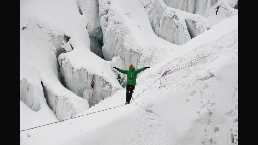 Slackline-Höhenweltrekord in Peru 5