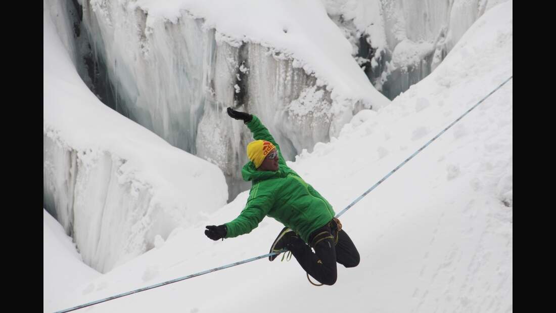 Slackline-Höhenweltrekord in Peru 6