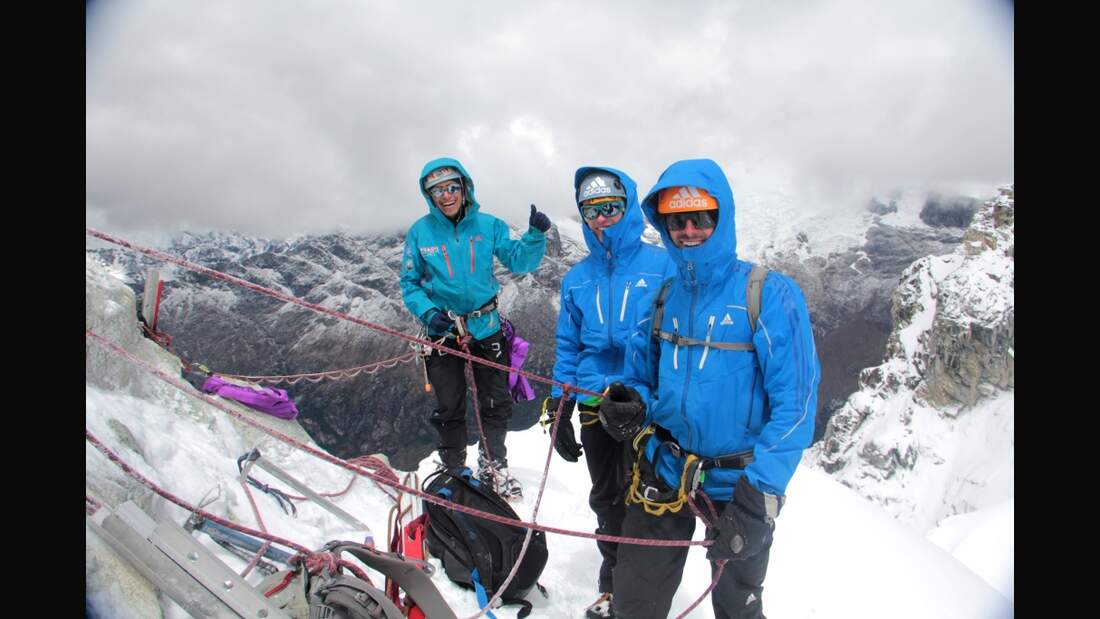 Slackline-Höhenweltrekord in Peru 7