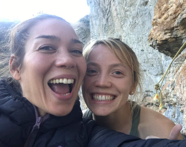 Solveig Korherr klettert La Cabane du Canada 9a in Rawyl