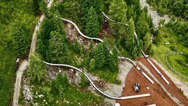 Speikboden Cross Woods Waldrutschenpark, Skiworld Ahrntal, Südtirol, Italien