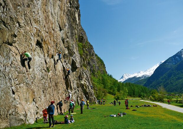 Sportklettern in den Alpen