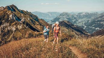 Switzerland Summer Tell-Trail Etappe 5, Region Luzern-Vierwaldstättersee Schweiz Sommer Wandern Alpen Berge