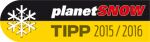 Testsieger-Logo: PS planetSNOW Tipp 2015/2016