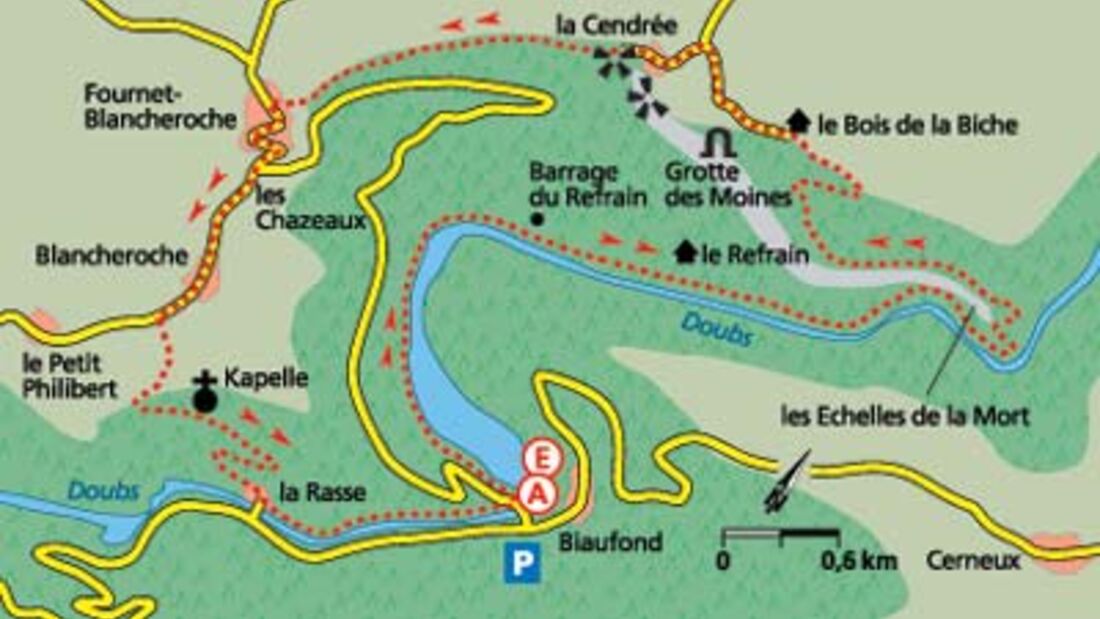 Tour 1: Verwegene Schmugglerpfade am Doubs