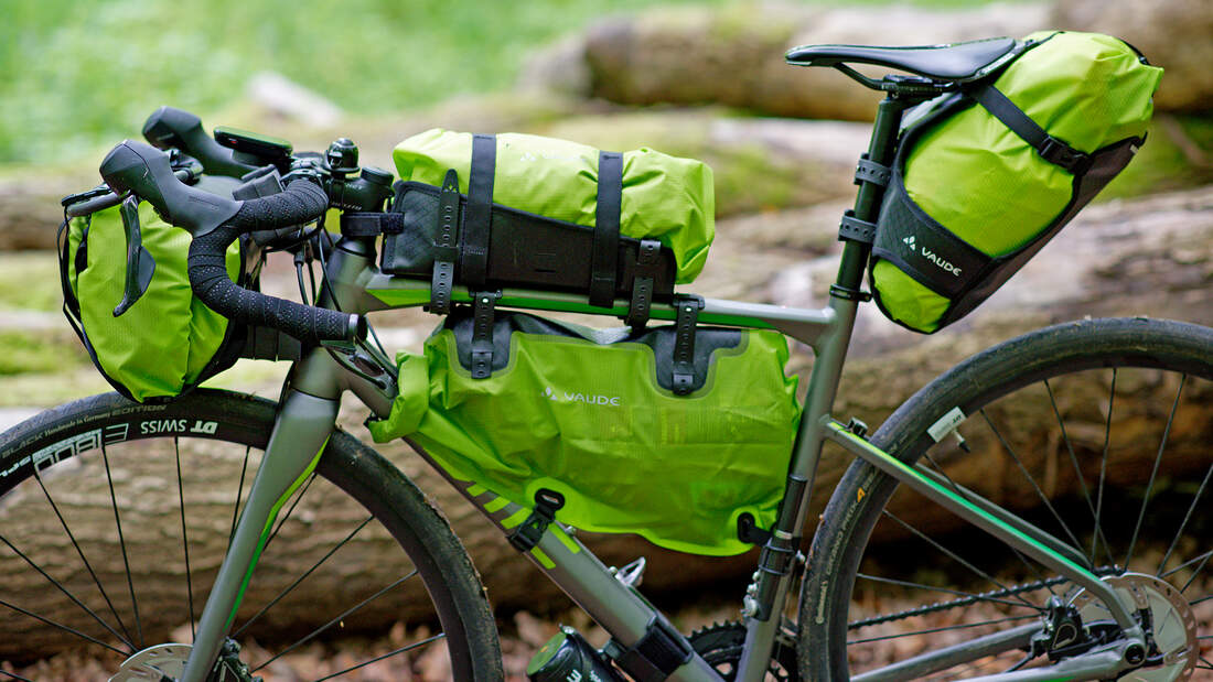 Vaude store bike packing