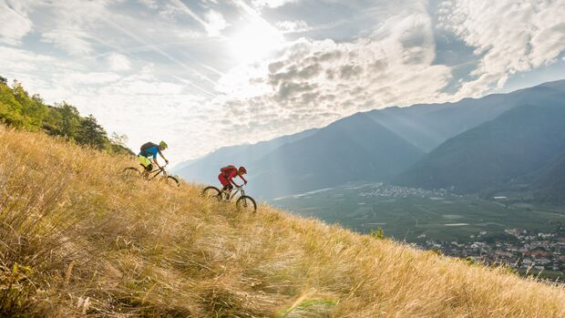 Vinschgau, Sommer, Mountainbike 