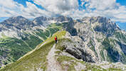 Madonnen Klettersteig in den Lienzer Dolomiten Osttirol Österreich