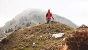 Wanderer im Nebel - Herbstwandern