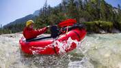 OD 2014 Packrafting Paddeln Kajak Karwendel obere Isar Wildwasser Fluss