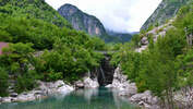 Albanien Nordalbanische Alpen Wanderung zum Blue Eye 