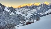 Winterlandschaft in den Bergen