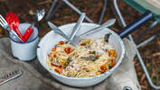 Spaghetti mit Knoblauchöl und Chili