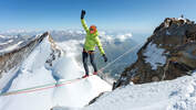 Lukas Irmler auf der Highline 