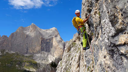 MSL Alpinklettern in der Rosengartengruppe der Dolomiten