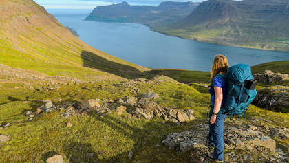 Unterwegs auf dem Víknaslóðir in Island