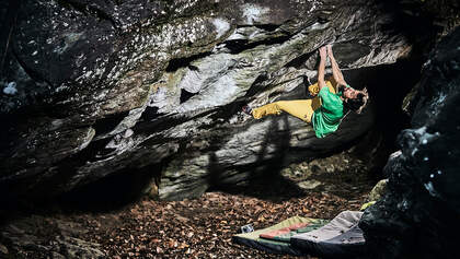 Bouldern in Varazze, Italien