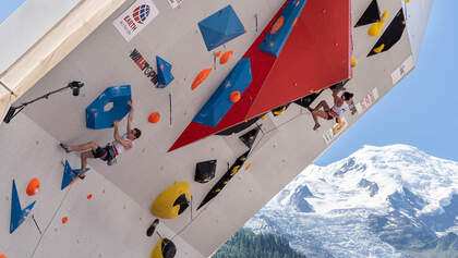 Will Bosi & Molly Thompson-Smith klettern in Chamonix im Halbfinale 