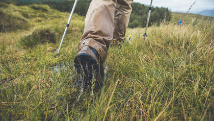 Mit dem Haglöfs Skuta Mid Wanderstiefel in Irland