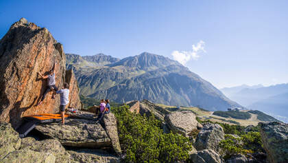 Bouldern Silvretta