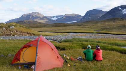 Wildnis-Trekking im Sarek 48