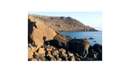 KL Nordwales Bouldern Porth Ysgo