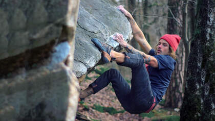 Bouldern im Taunus nordwestlich von Frankfurt