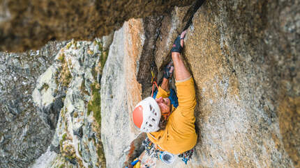 Trad-Klettern, clean climbing in der Schweiz