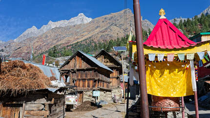 Bouldern indischer Himalaya Rakchham