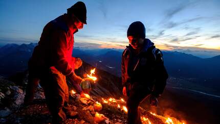 Johannifeuer Karwendel