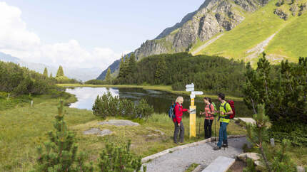 Österreich Vorarlberg Montafon Wiegensee Verwall