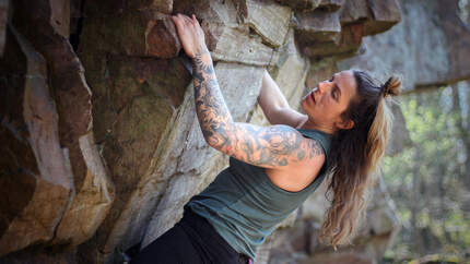 Bouldern im Taunus nordwestlich von Frankfurt